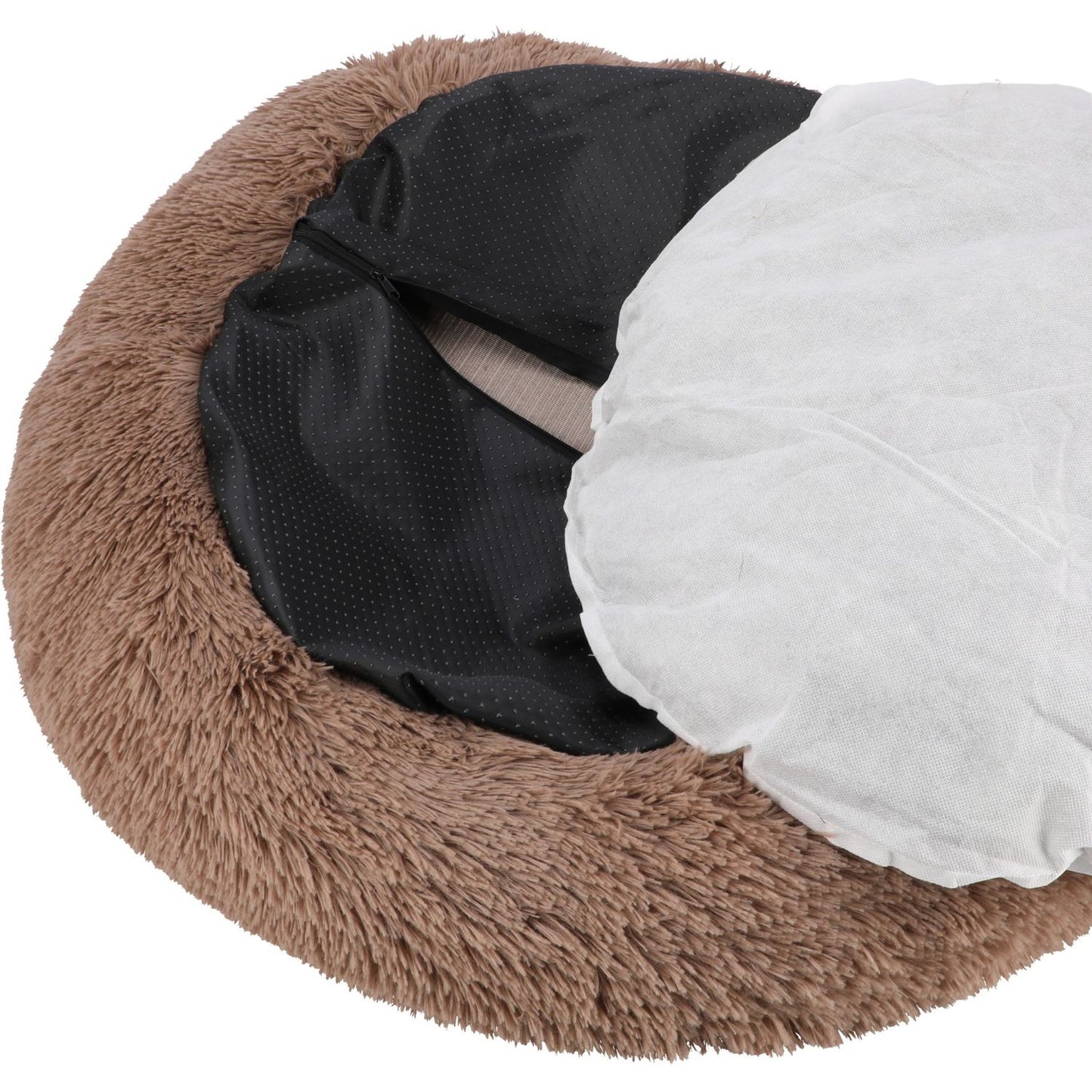 PLUSZOWE OKRĄGŁE LEGOWISKO kojec DLA PSA KOTA poduszka posłanie 80x80