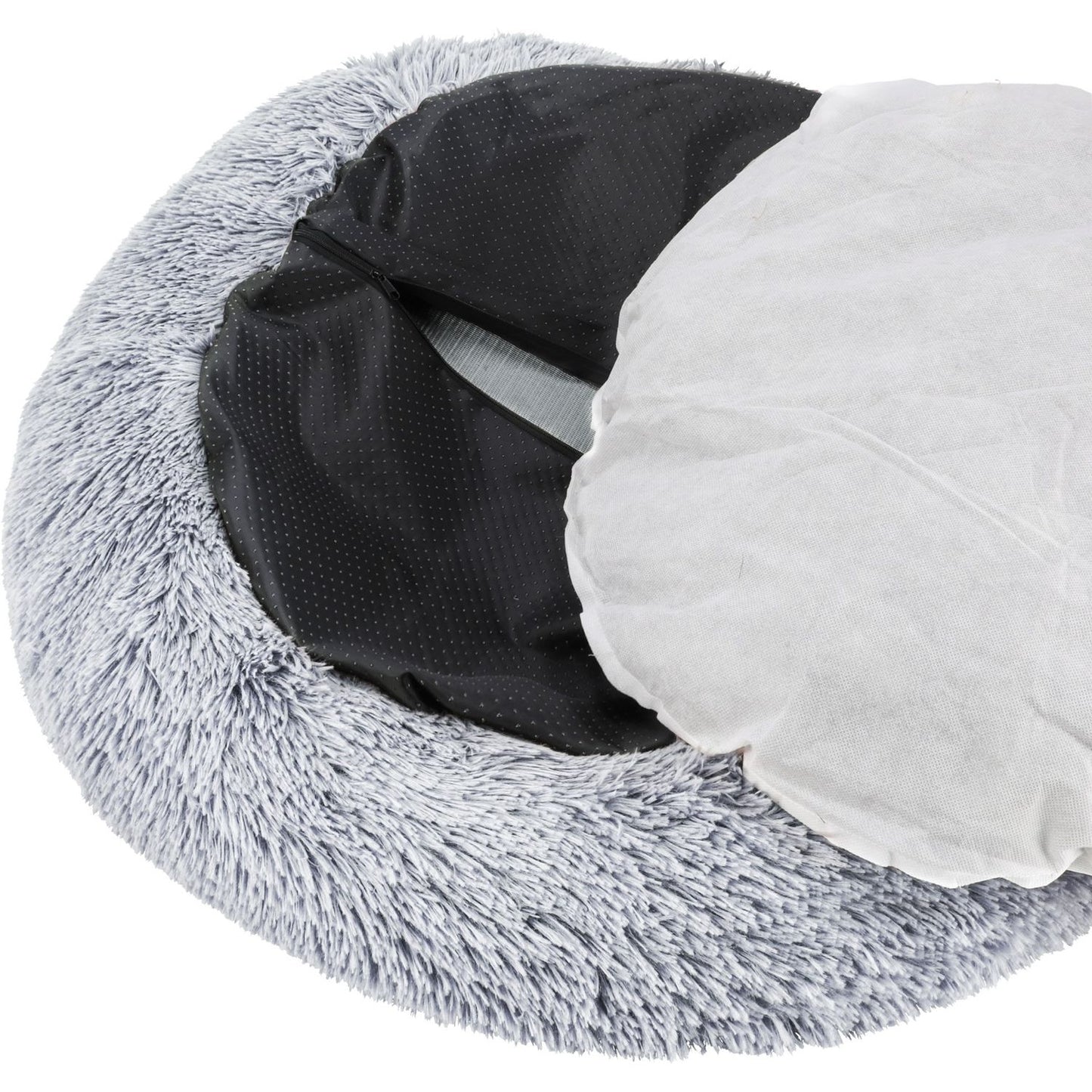 PLUSZOWE OKRĄGŁE LEGOWISKO kojec DLA PSA KOTA poduszka posłanie 80x80