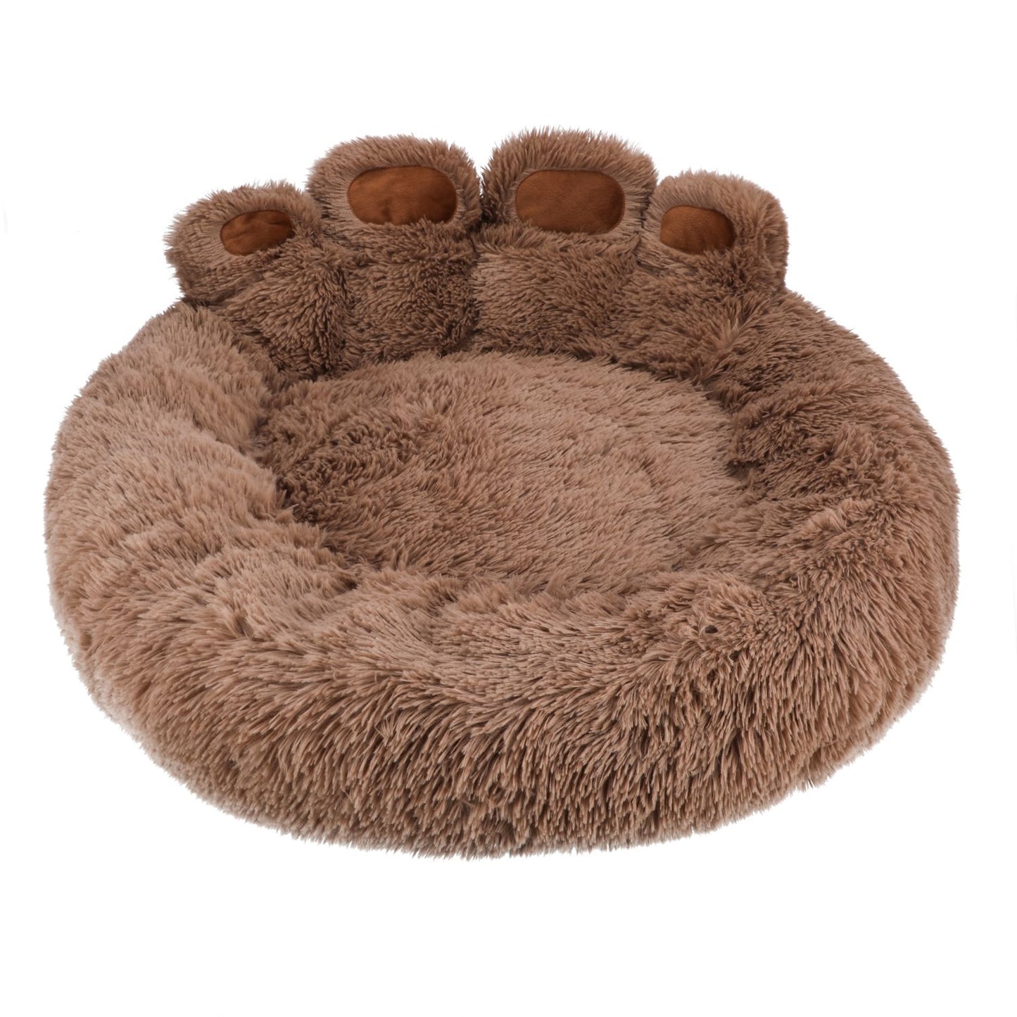 PLUSZOWE OKRĄGŁE LEGOWISKO kojec DLA PSA KOTA poduszka posłanie 80x80