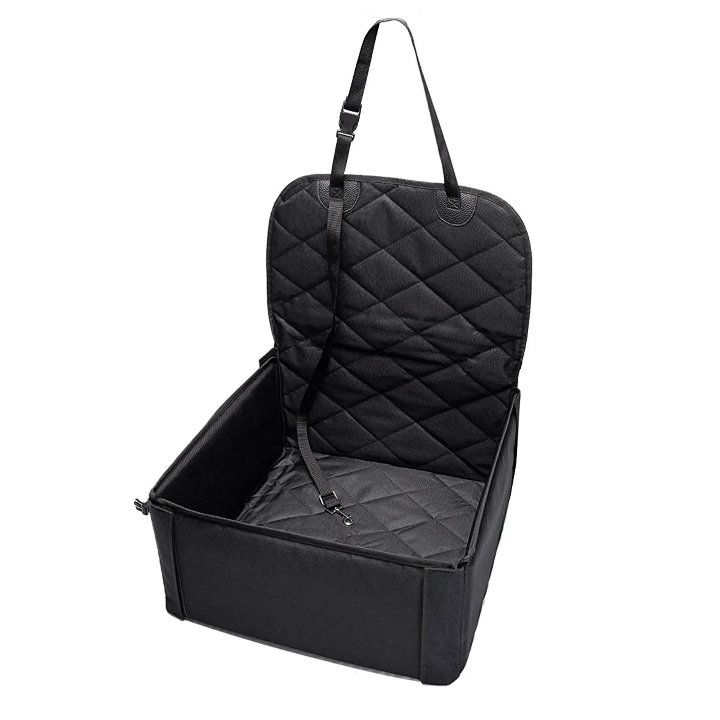 Transporter – Fotelik Samochodowy dla Psa – Mata/Pokrowiec na Siedzenia z Smyczką